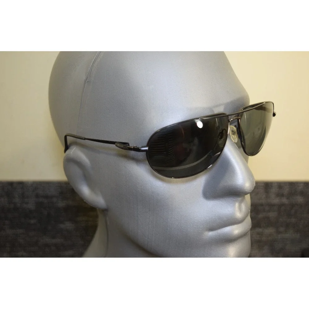 Serengeti S-Flex Salto 7013 Mens Aviator Sunglasses Gunmetal Metal Frame Japan